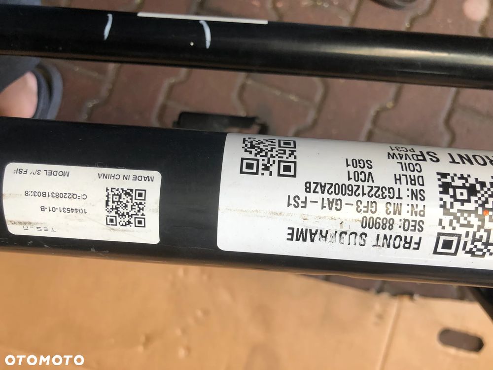 WÓZEK SANKI  PRZÓD TESLA MODEL Y gwa!!! - 3