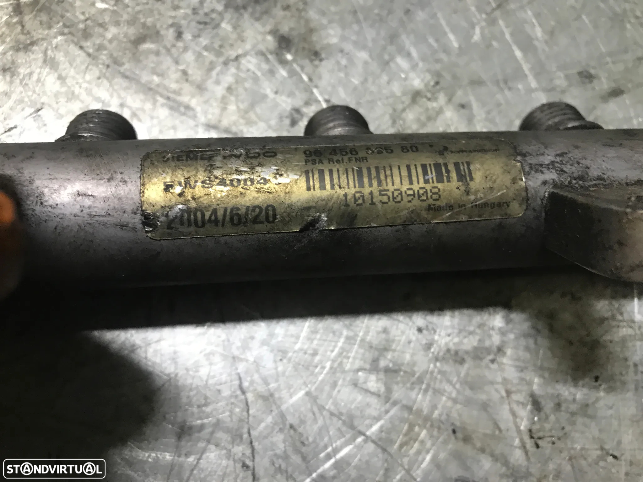 REGUA / RAMPA DE INJECÇÃO PEUGEOT / CITROEN / FORD 2.0HDI 16V 136CV 5WS40041 9645689580 - 3