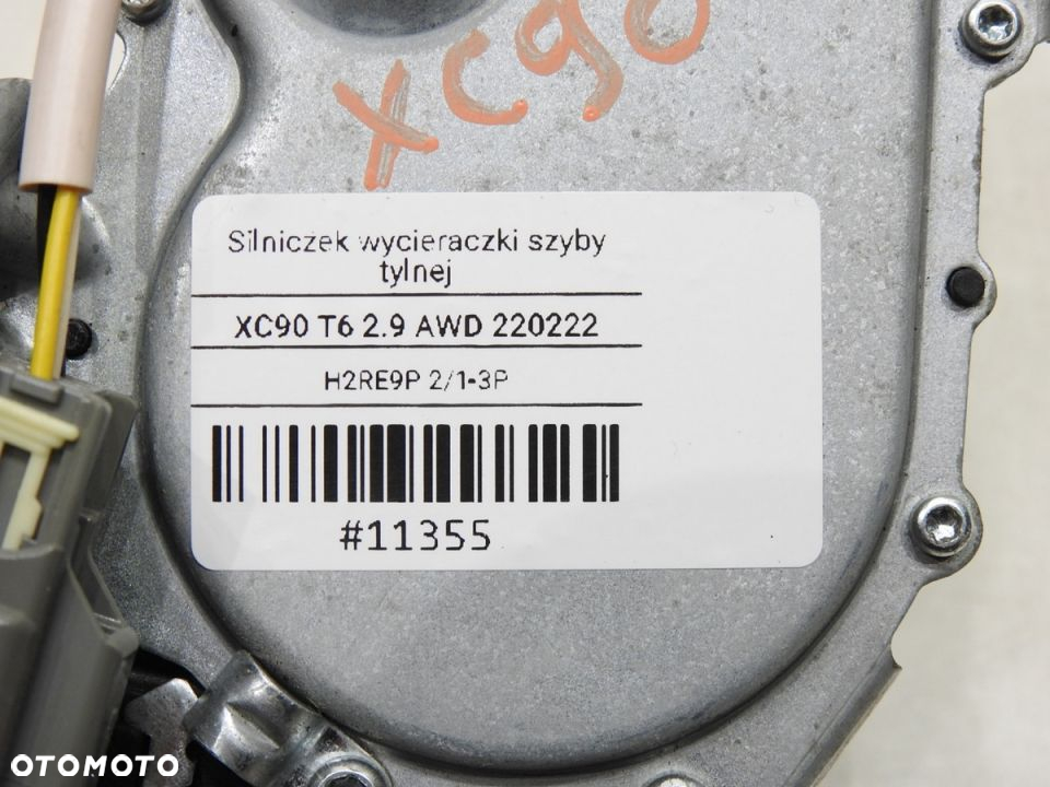 SILNICZEK WYCIERACZKI KLAPY VOLVO XC90 I - 8