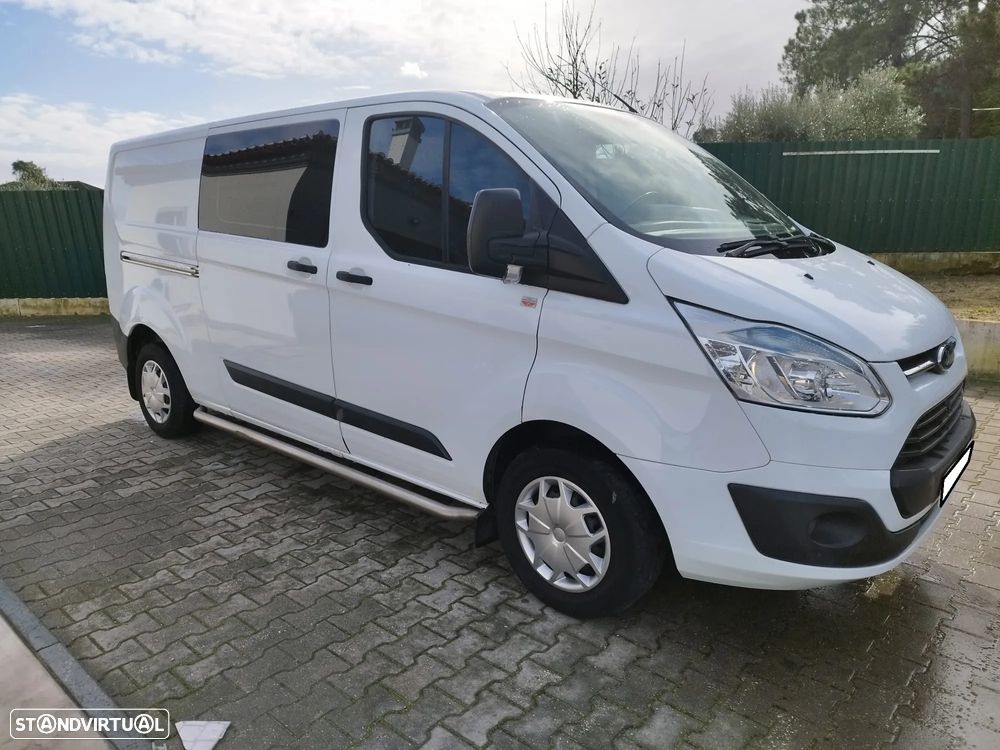 Ford Transit Custom 2.2 Tdci 125 Cv 5 Lugares, Longa A/C - 2