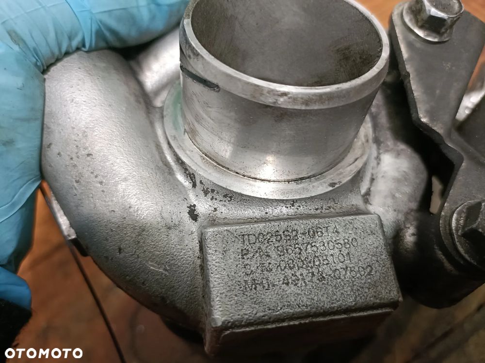 CITROEN BERLINGO I 02-10 LIFT 1,6 HDI turbo turbina turbosprężarka 9657530580 * - 7