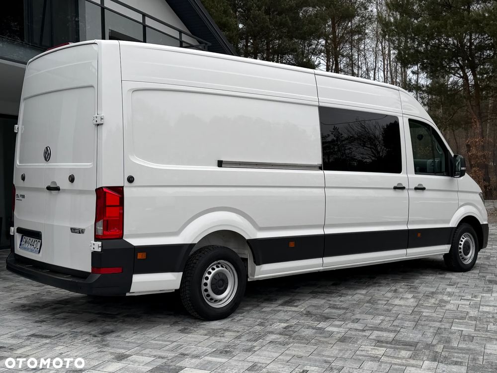 Volkswagen Crafter Brygadowy 7 osób / L4H2 / Oryginalna zabudowa VW / 2.0 TDI 140km / EURO6 / Najbogatsza wersja / FULL LED / Automatyczna skrzynia biegów / FV 23% - 6