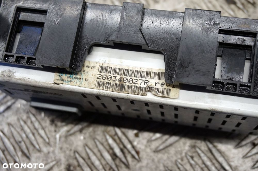WYŚWIETLACZ RADIA ZEGAREK LAGUNA III PH1 280340027R RENAULT 2007-2012 - 3