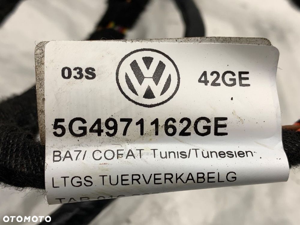 WIĄZKA DRZWI PRZÓD PRAWY  VW GOLF VII Variant (BA5, BV5) 2013 - 2022 1.6 TDI 85 kW [115 KM] olej - 4