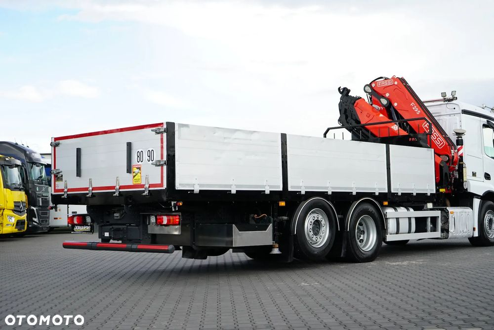 Mercedes-Benz ACTROS / 2543 / 6 X 2 / SKRZYNIOWY + HDS / FASSI F 295 / WYS. 16,5 M / PILOT / OŚ SKRETNA - 40