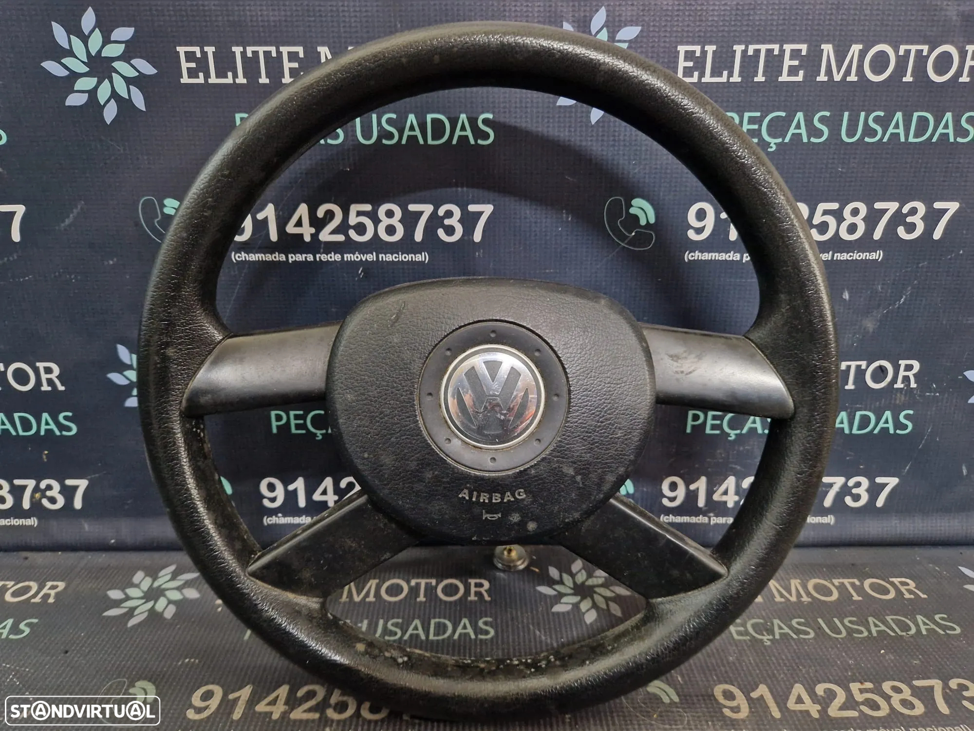 Volante usado borracha com airbag VW POLO 9N2 - 3