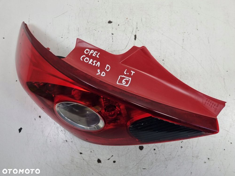 LAMPA TYLNIA LEWA Opel Corsa D 3D HTB 06-14r _ LEWY TYŁ 13211840 89038962 - 4