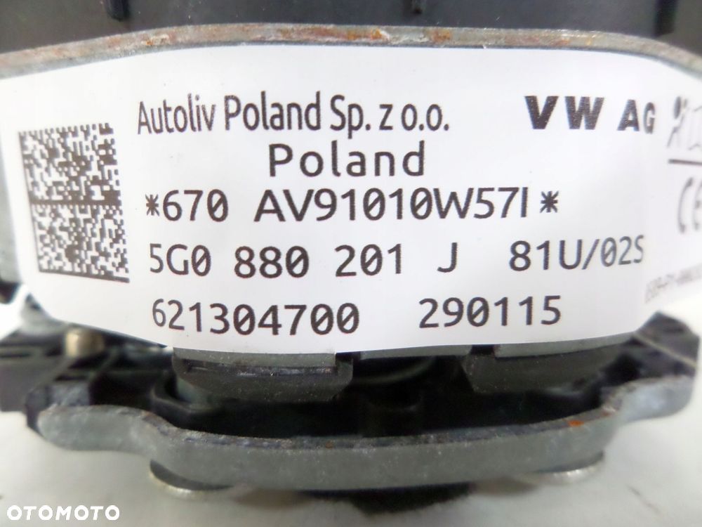 poduszka airbag kierowcy vw golf vii 12- gt r-line - 5
