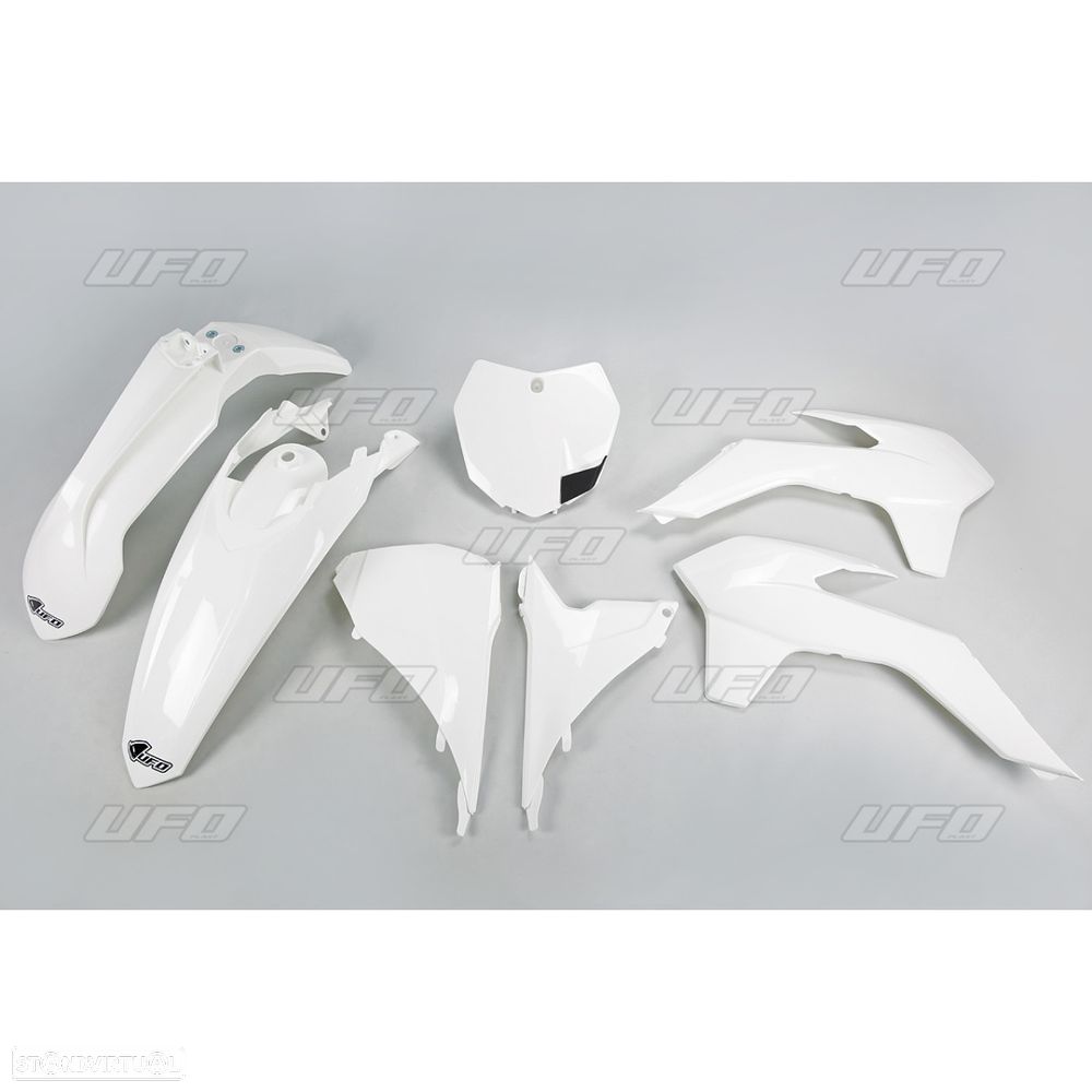 kit plasticos ufo branco ktm sx 125 / 250 / 450 - 1