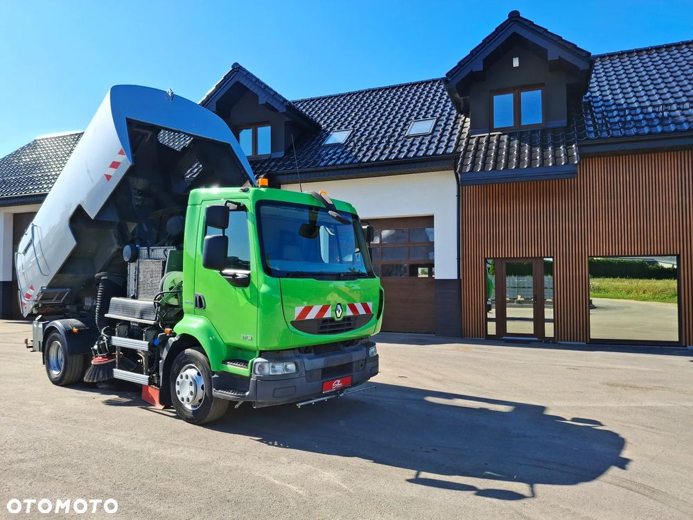 Renault Midlum 270 DXI Zamiatarka BUCHER Szczotki L/R Lewa I Prawa Strona 2 Silniki Karcher Listwa Ciśnieniowa Lanca Na Bębnie 2011r - 14