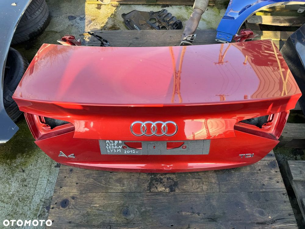 AUDI A4 B8 ly3m SEDAN LIFT 12-15 R klapa bagażnika sedan tył tylna