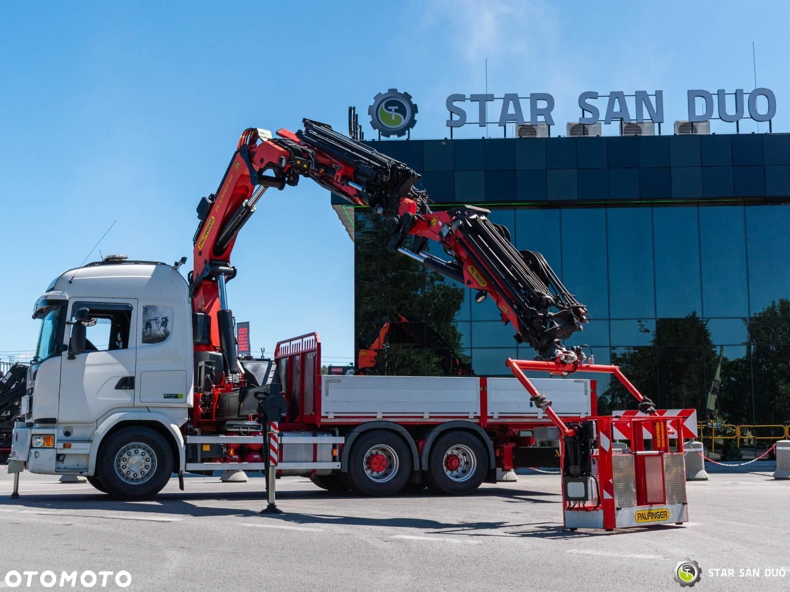 Scania G490 6x2 PalfingerPK 53002 SH Fly Jib Kosz Siodło - 9