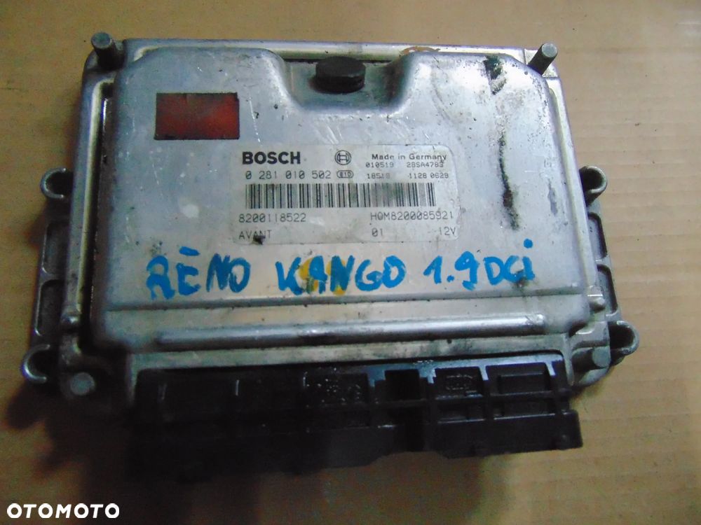 Sterownik silnika Renault Kango 1,9 DCI 0281010502 - 1