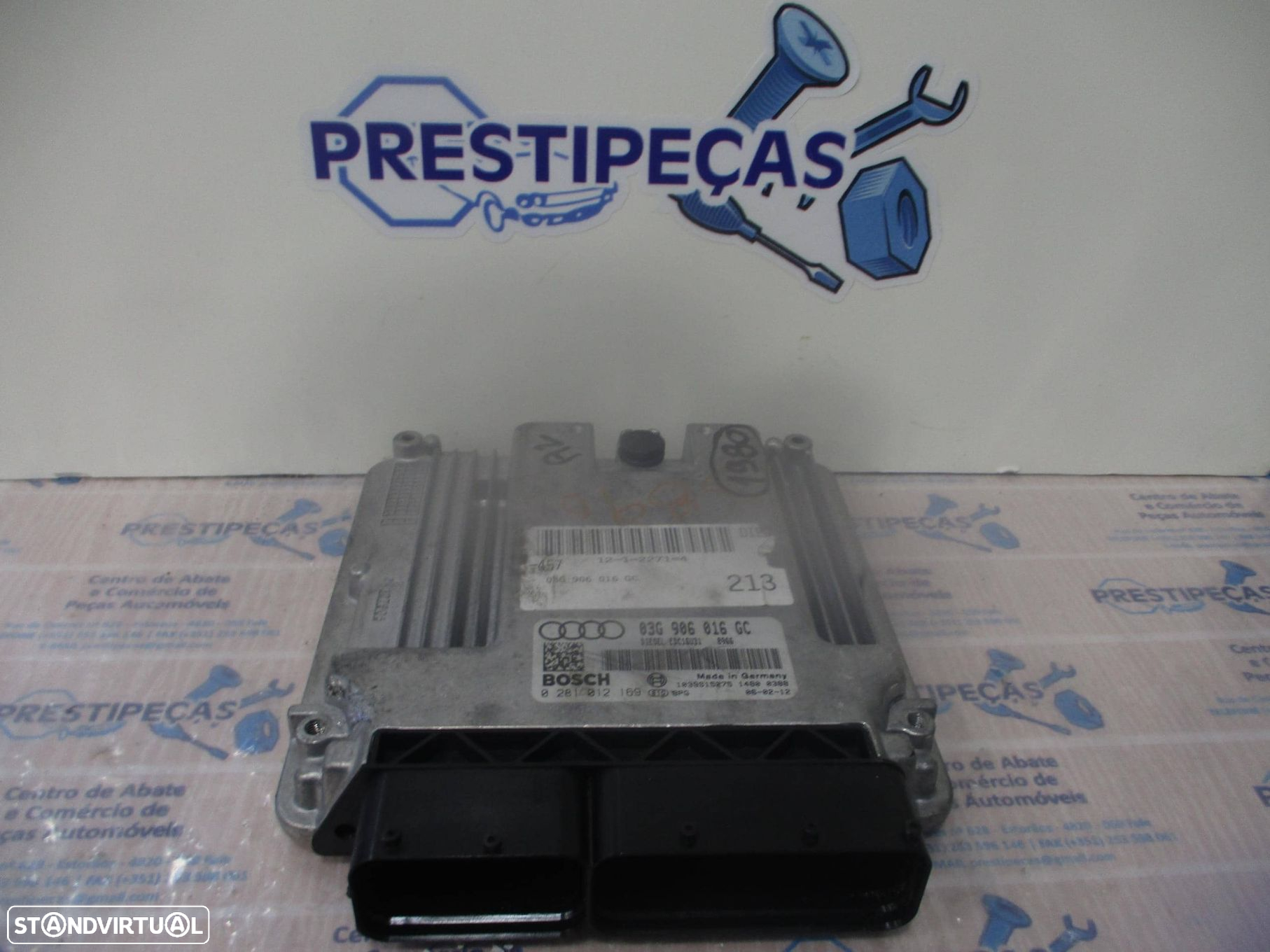Centralina 03G906016GC  0281012169 AUDI A6 4F FASE 1 2006 2.0TDI 140CV 5P AZUL ESCURO BOSCH - 2