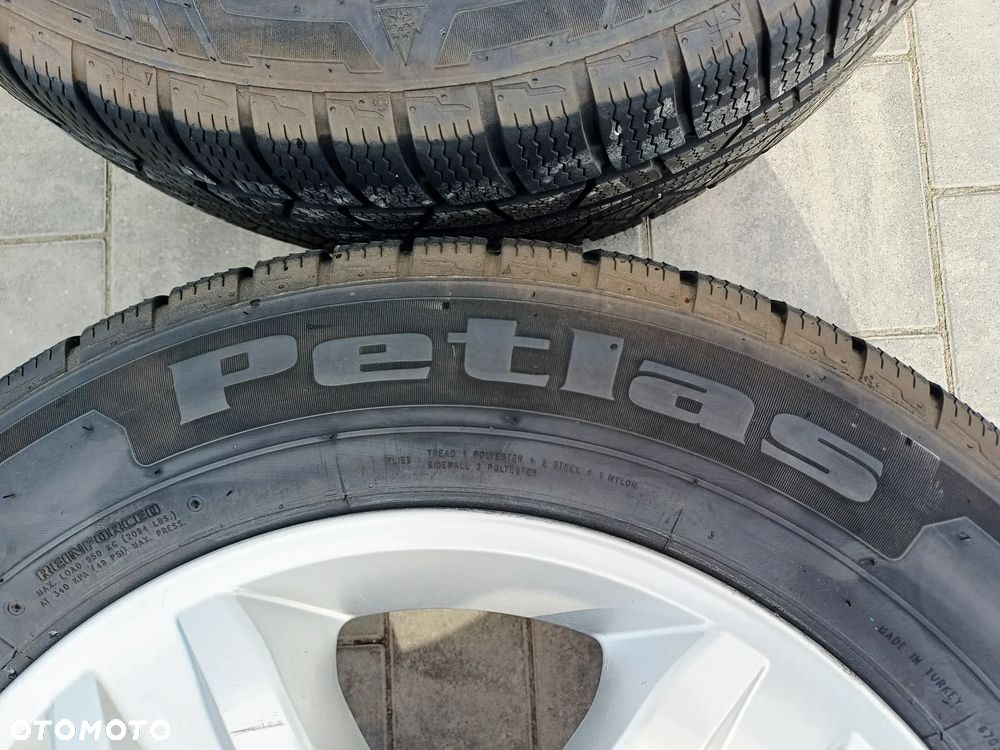 FELGI Z OPONAMI KOŁA ALUMINIOWE MERCEDES ML W163 R17 5X112 ET52 66,6 mm A1634013902 OPONY PETLAS EXPLERO 225/65 R17 2023r ZIMA NR26 - 7