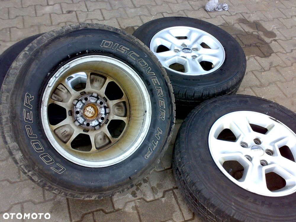 jeep grand cherokee wk2 2014 - koła orginał alu felgi opony 17'' idealne - 4