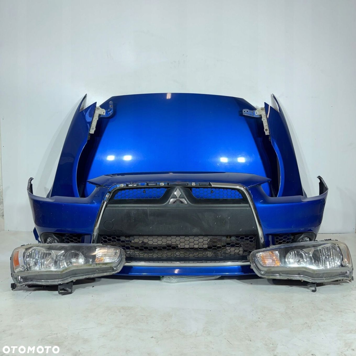 KOMPLETNY PRZÓD MITSUBISHI LANCER VII , MASKA,ZDERZAK,BŁOTNIKI , A69C/D068 - 1