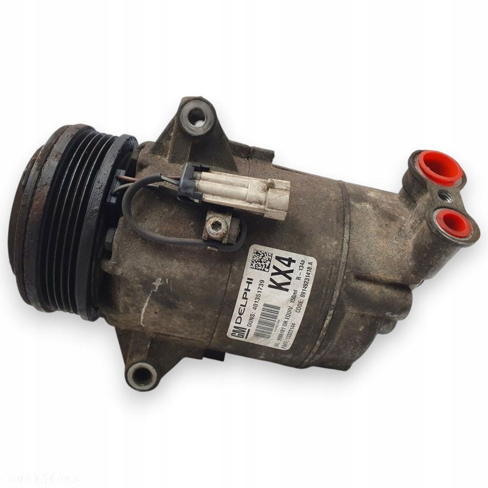 SPRĘŻARKA KLIMATYZACJI Opel Astra H G Meriva A 1.6 13322144 Delphi KX4 - 3