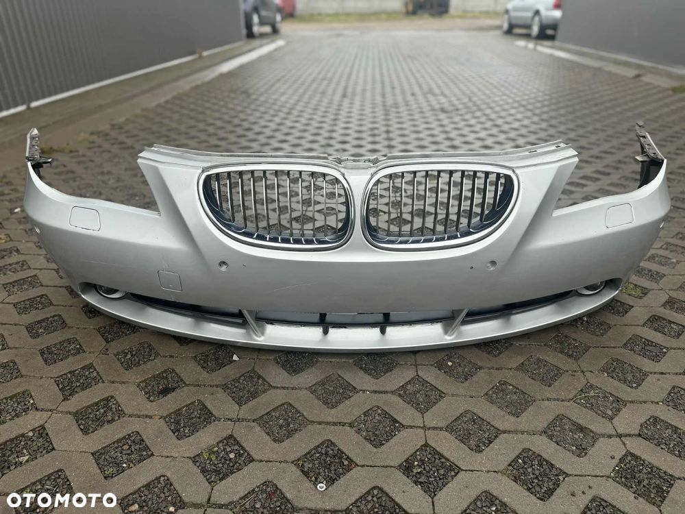 BMW 5 E60 E61 Zderzak Przód Przedni Kompletny 4xPDC Spryskiwacze Halogeny 354 - 10