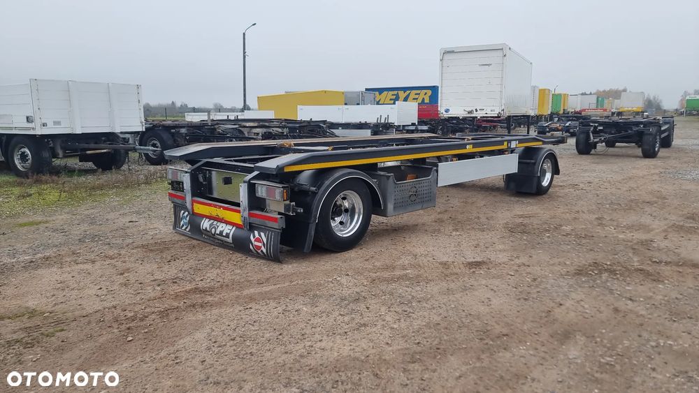 Huffermann 52.000zł netto PRZYCZEPA HAKOWIEC DO KONTENERÓW DO ZŁOMU 2020  ST.BDB MOŻLIWOŚĆ TRANSPORTU - 3