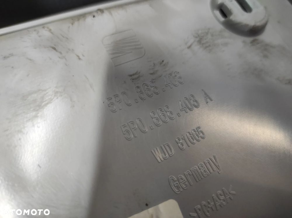 SEAT ALTEA XL TOLEDO 3 SCHOWEK DACHOWY PÓŁKA SCHOWKI 5P0868403A WYSYŁKA !!! - 3