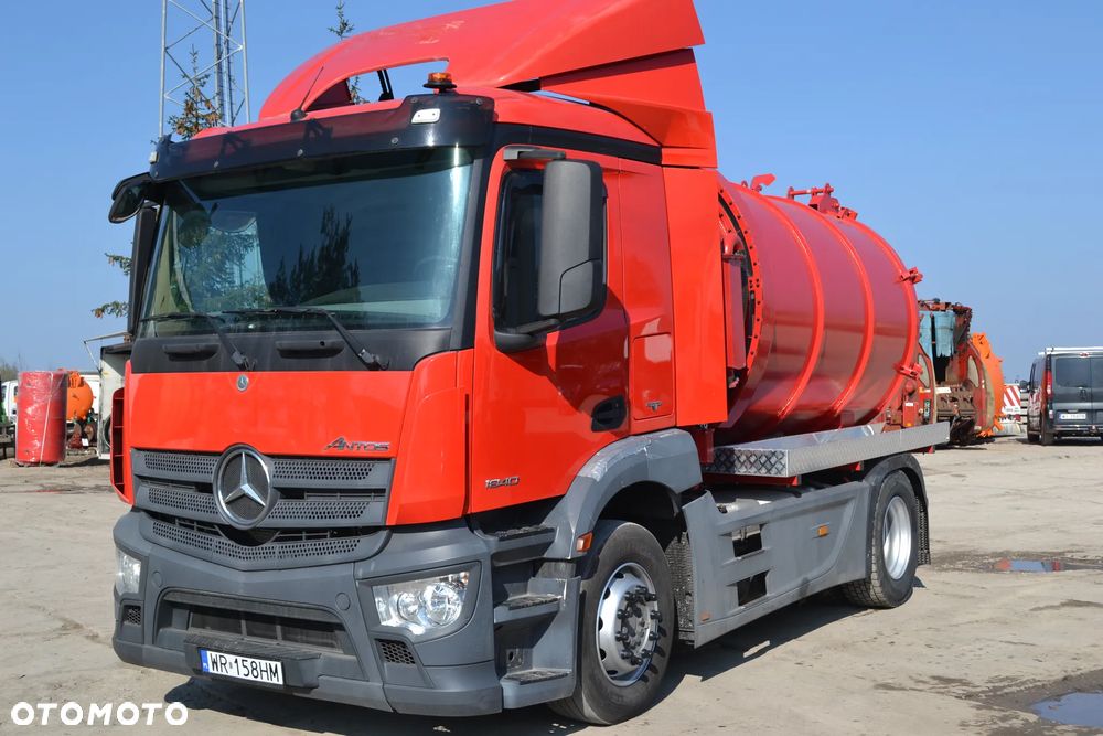 Mercedes-Benz ANTOS 1840 ASENIZACYJNY SZAMBIARKA NOWA BECZKA 12.5 m³ POMPA JUROP MOD.PN 106 D  KLIMATYZACJA