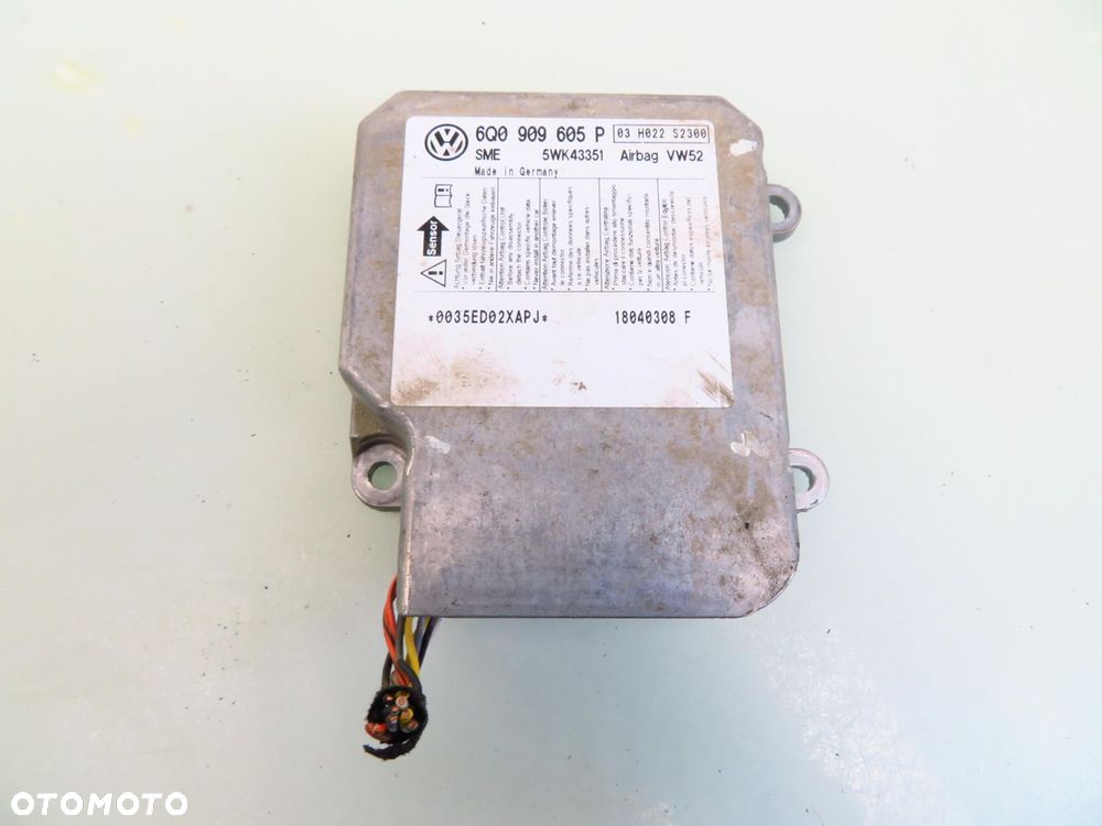 MODUŁ AIRBAG VW CADDY III 6Q0909605P - 1
