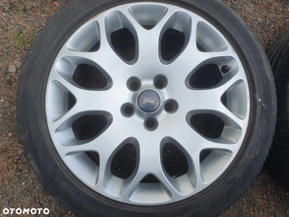 FORD FOCUS KUGA MONDEO FELGI ALUMINIOWE R17 7J 5X108 ET50 8M5J-1007-AA OPONY LETNIE - 2