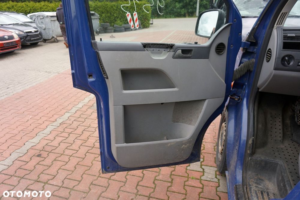 DRZWI PRZEDNIE LEWE TRANSPORTER V T5 9515 LL5M  NIEBIESKI VOLKSWAGEN 2003-2009 - 10