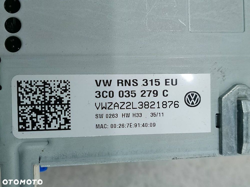 RADIO FABRYCZNE VW PASSAT B7 3C0035279C - 5