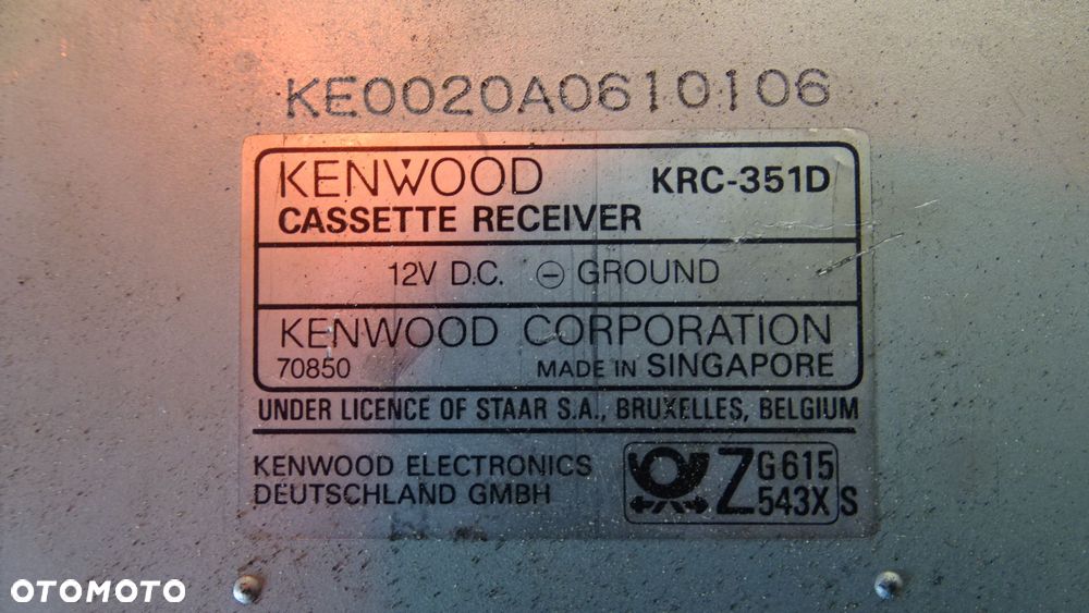 RADIO MERCEDES T1 KACZKA 208D  KRC-351D - 5