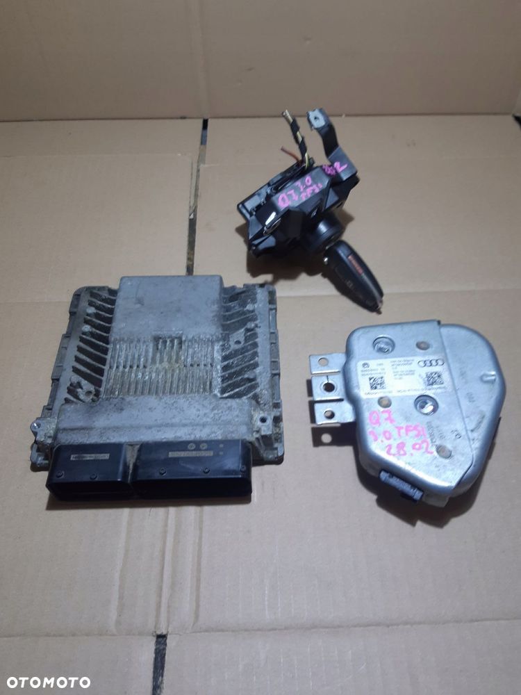 audi q7 4l 3.0 tfsi komputer sterownik silnika moduł ecu 4l0910551a rygiel - 1