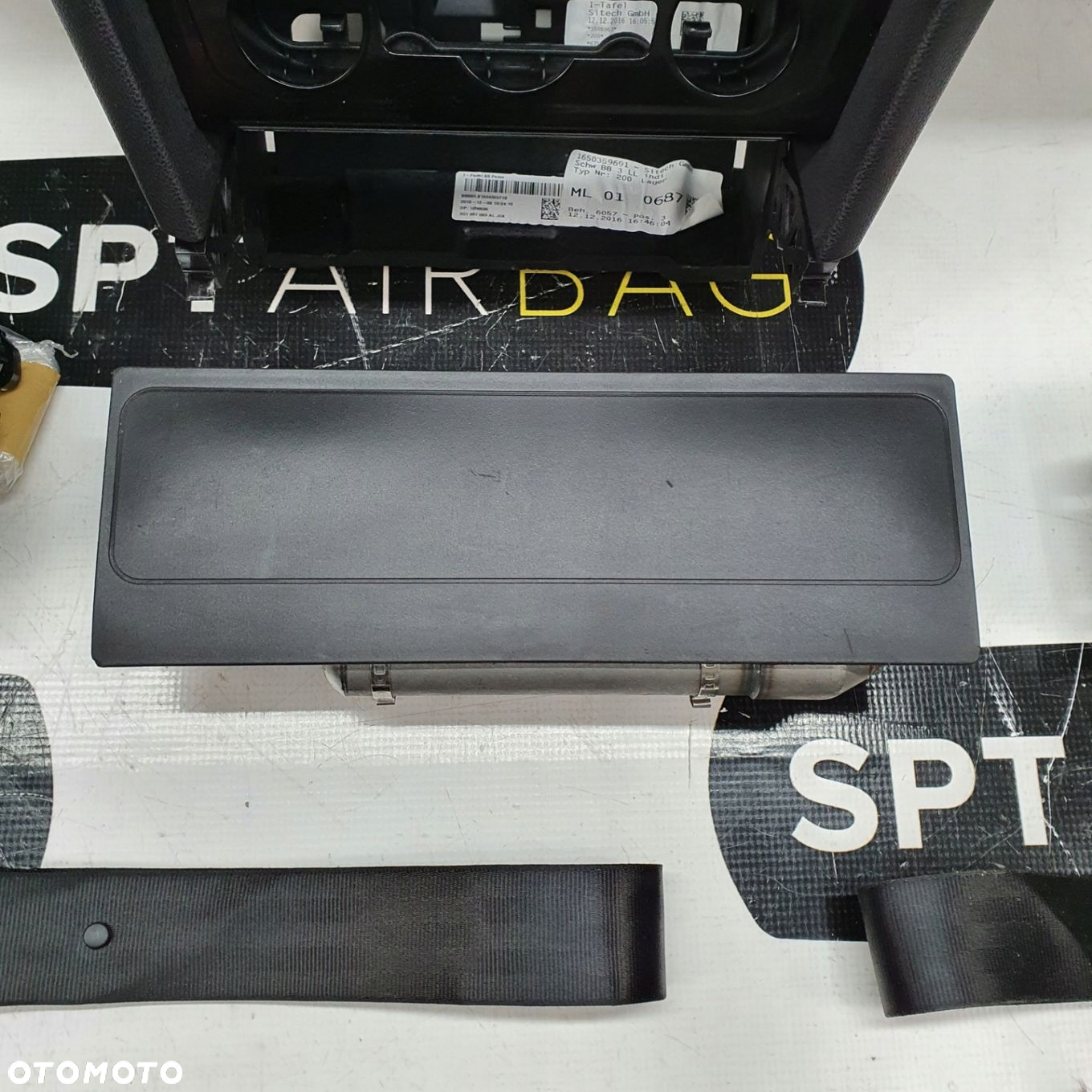 VW PASSAT B8 LIFT DESKA ROZDZIELCZA KONSOLA KOKPIT PULPIT PODUSZKI AIRBAG AIR BAG PASY KIT SET - 9