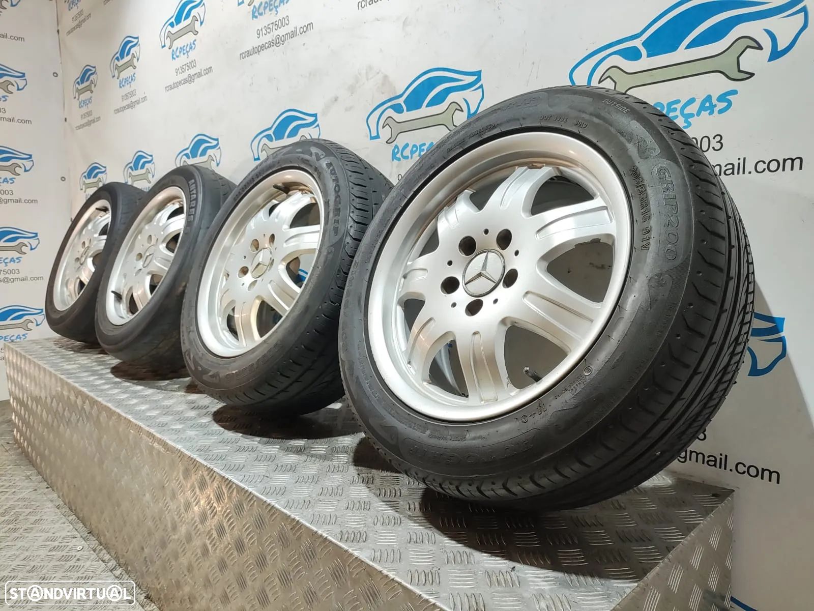 Jantes 16 Polegadas Originais Mercedes Benz - 5x112 - A1714010902 - CLK SLK R170 R171 Class C W202 W203 - 1