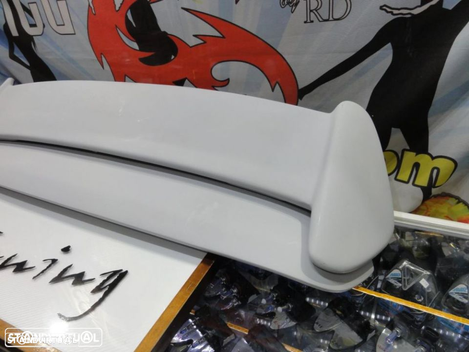 Aileron / lip / spoiler traseiro para Honda Civic EK 96-01 3 portas type r look com espaço para a 3ª luz de stop - 9