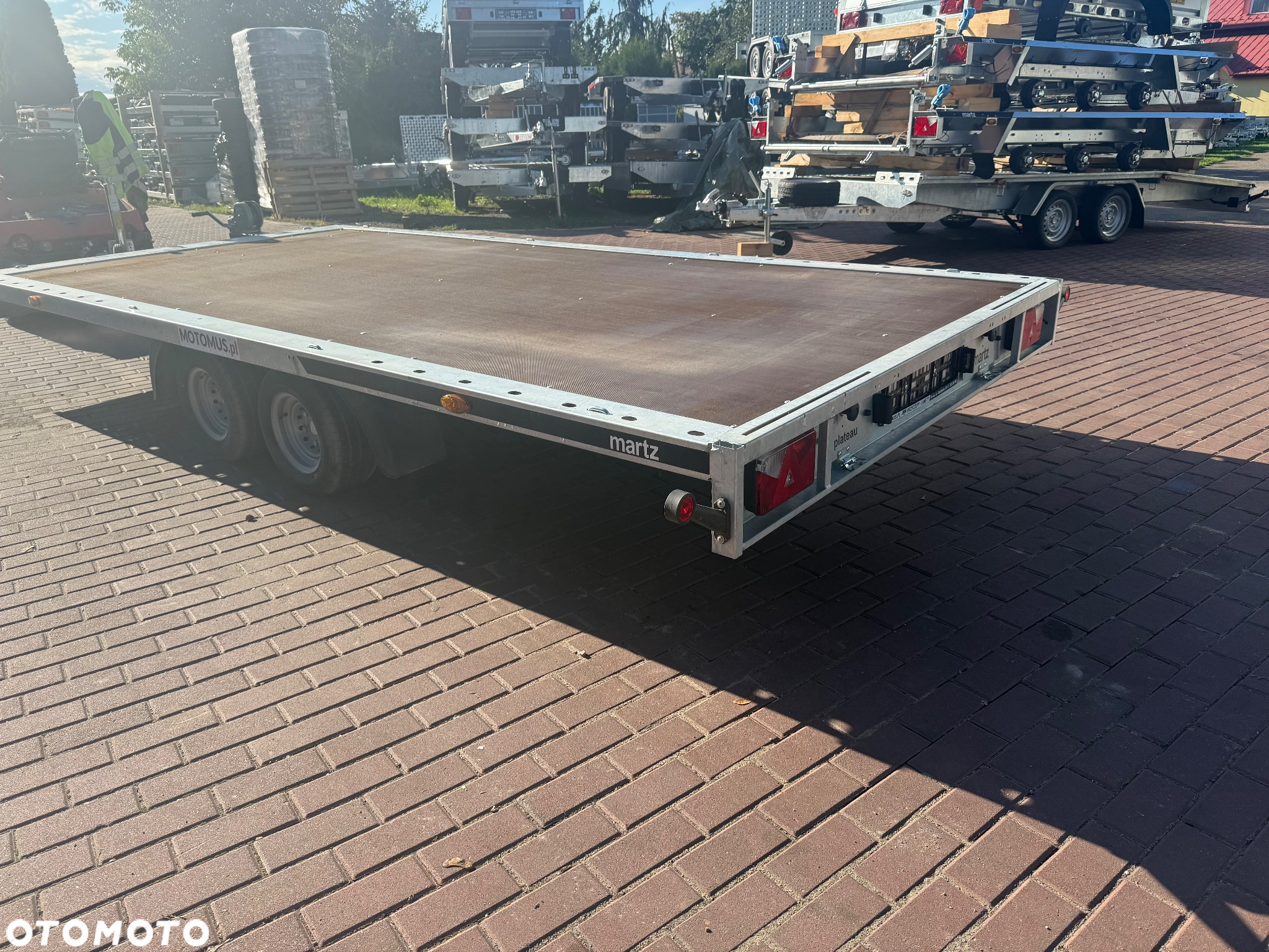 Martz Przyczepa laweta Martz GT 450 platorma 4.5x2 najazdy koła r10c - 4