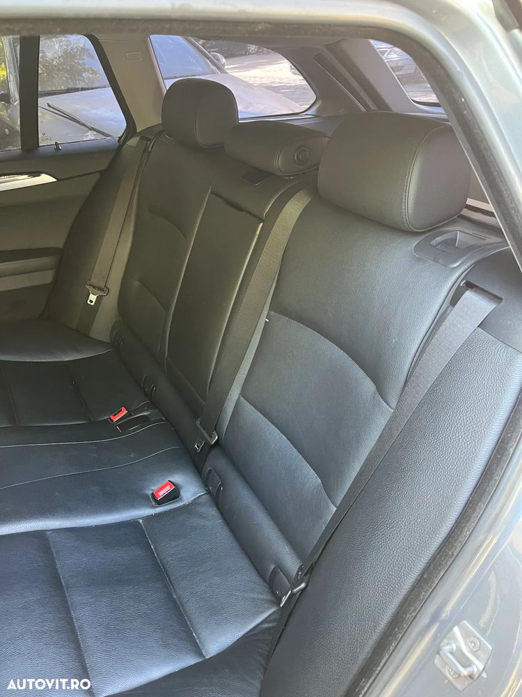 Interior complet piele negru Bmw Seria 5 F11 break non facelift 2011 semi electric incalzire Europa - 15