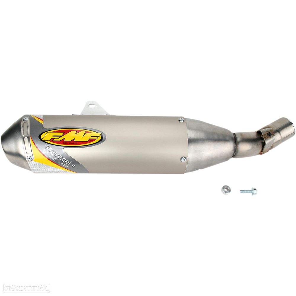 ponteira de escape fmf powercore 4 slip-on muffler aluminum honda crf 250 - 1