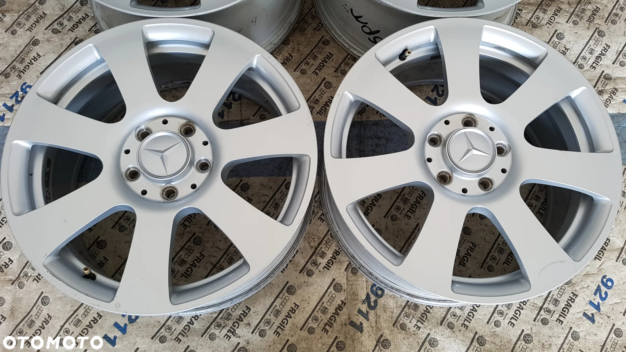 FELGI ALU ORYGINAŁ MERCEDES S Klasa 5X112 7,5JX17 ET47,5 - 4