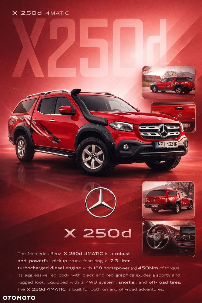 Mercedes-Benz Klasa X 250 d 4-Matic Progressive - 1