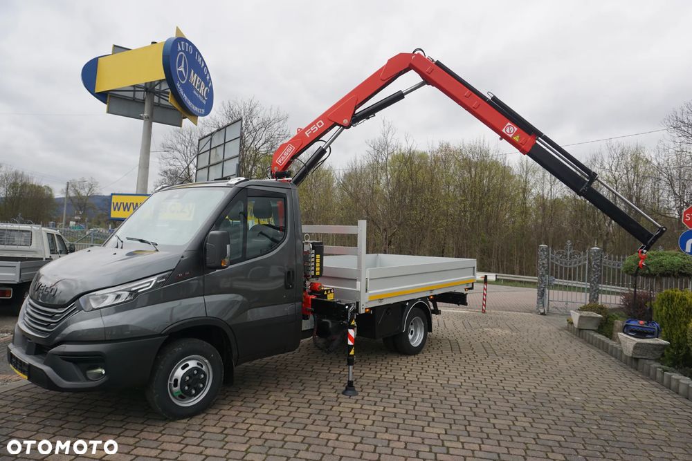 Iveco 50C18 HDS żuraw zabudowa wywrotka skrzynia - 6