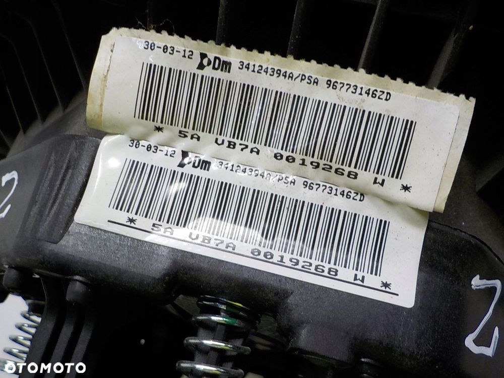 CITROEN BERLINGO II LIFT JUMPY PODUSZKA KIEROWCY AIR BAG AIRBAG - 2