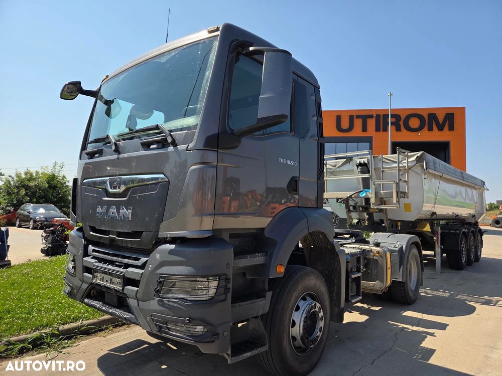 MAN TGS 18.510 4x2, 2023, 153.611km, KIT BASCULARE, Cutie automata, Masa propie 7,4 tone, motor 12,4l-510CP euro 6, posibilitate leasing 4 ani-CA NOU-PROMOTIE 64.900 EUR+Tva - 1