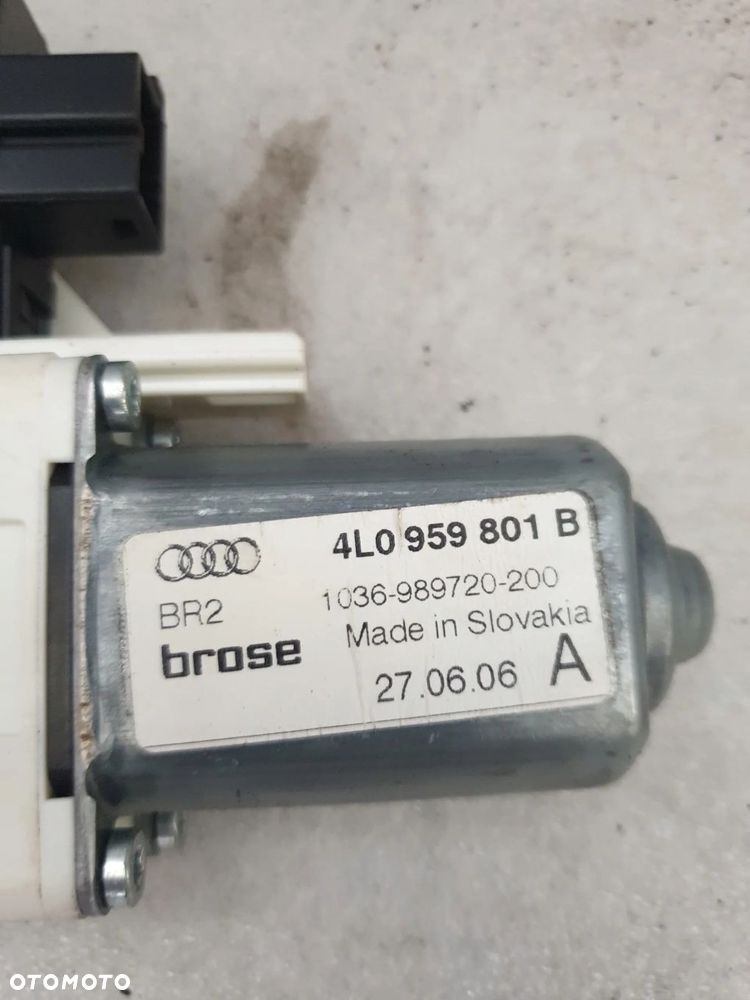 Silnik podnoszenia szyby lewy p Audi Q7 4L0959801B - 4