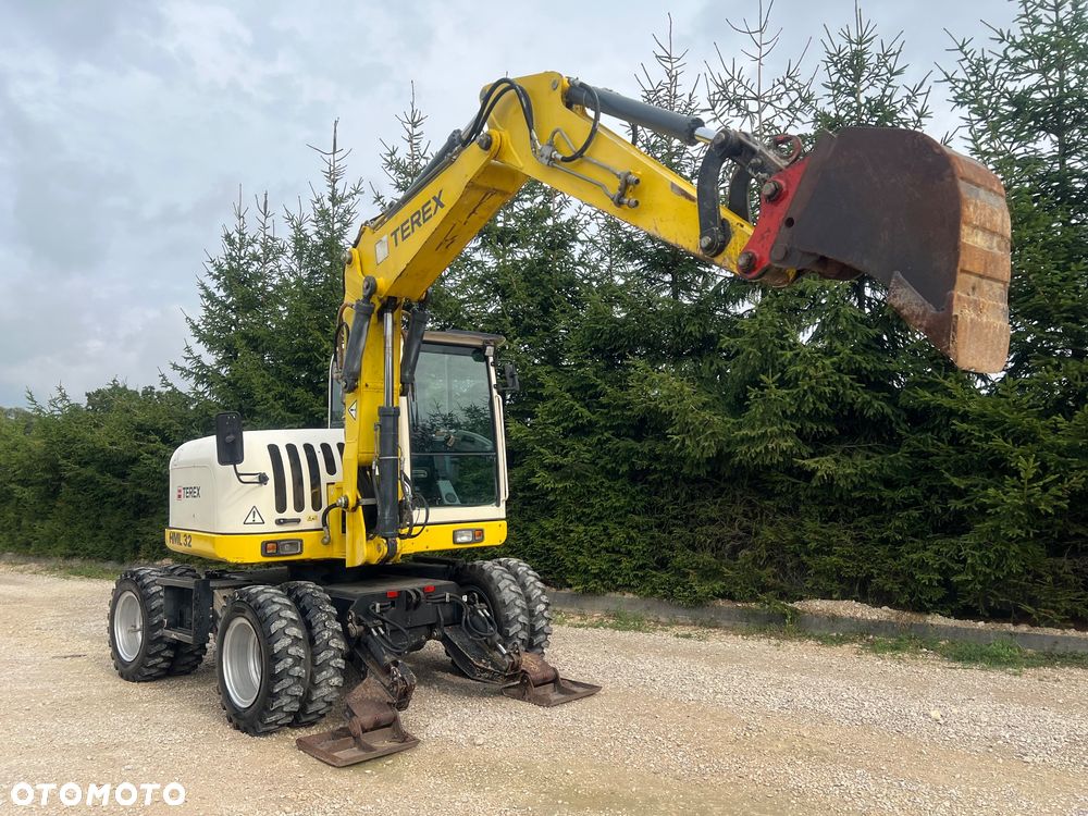 Terex TEREX HML 32 TW 85 3x ramię łamane SCHAEFF 9ton 2 łyżki DEUTZ Dodatkowa hydraulika ZWINNA SILNA koparka DZIELONE stopy Atlas Volvo 2005r 4300mth po serwisie - 16