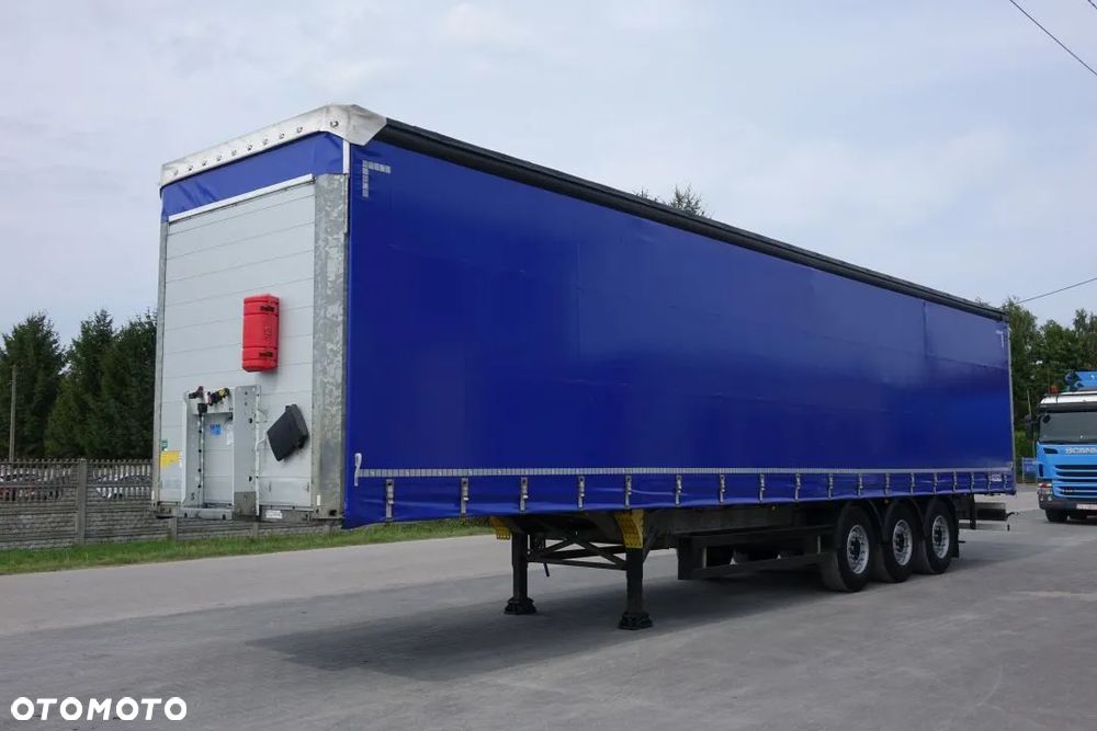Schmitz Cargobull FIRANKA / STANDARD / OSIE SCHMITZ / NOWE PLANDEKI / OCYNK/ KOSZ I KOŁO ZAPASOWE / - 1