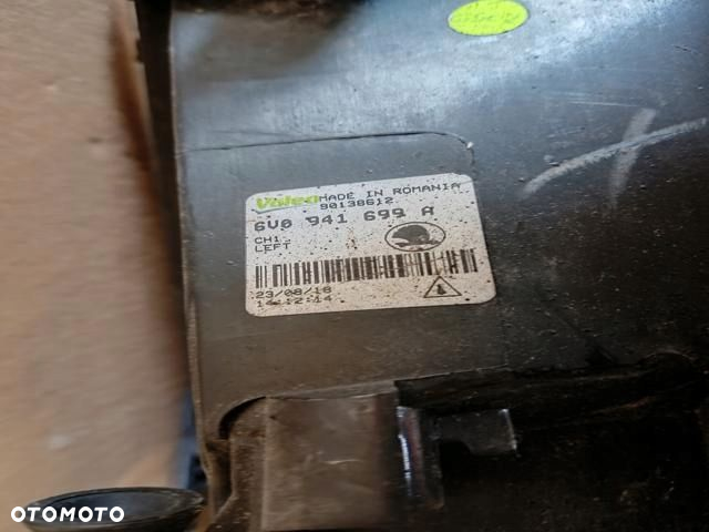 LEWY PRZEDNI HALOGEN SKODA FABIA III 3 6V 14- - 4