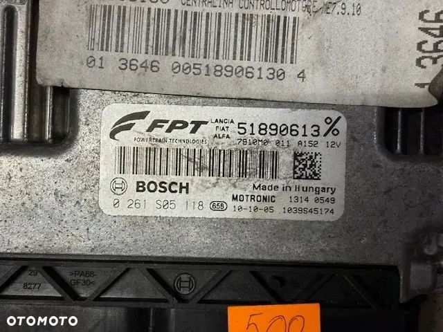 STEROWNIK KOMPUTER SILNIKA ALFA ROMEO GIULIETTA 51890613 0261S05118 - 2