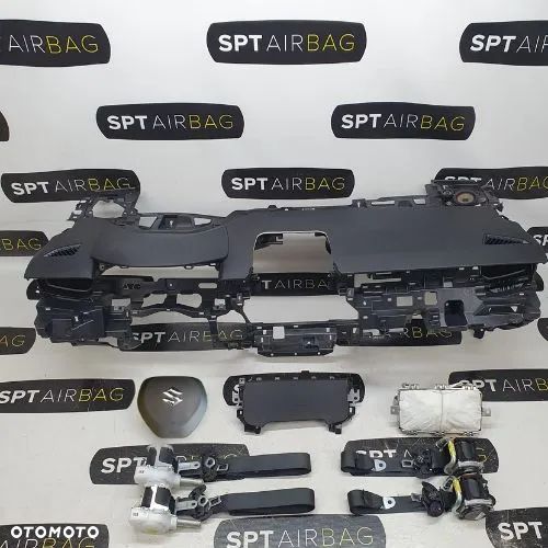 SUZUKI SWACE FACELIFT DESKA ROZDZIELCZA KONSOLA KOKPIT PULPIT PODUSZKI AIRBAG AIR BAG PASY KIT SET - 1