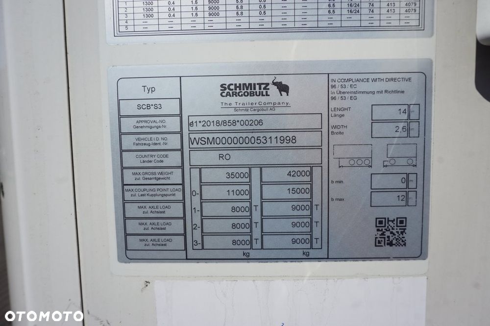 Schmitz Cargobull CHŁODNIA DOPPEL-STOCK GRUBA ŚCIANA TAPA * 2023 * - 15